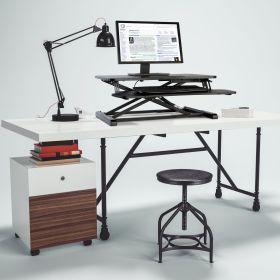 Desk Riser, Gas Spring Height Adjustable