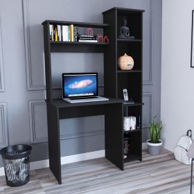 Versalles Writintg Desk; Two Superior Shelves; Five Cubbies -Black