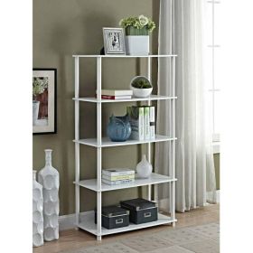 No Tools 5-Shelf Storage Bookcase