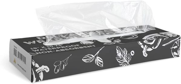 Pack of 2000 Deli and Bakery Wrap Plastic Sheets 15 x 10 3/4. Pop-Up Poly Sheets 15 x 10.75 . Food Wrapping Sheets for Foodservice Applications; Sandw