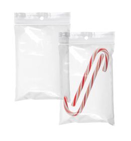 Pack of 1000 Polypropylene Bags With Hang Hole; 5 x 7. Clear Plastic bags 5x7; Zipper Bags 2 mil. Polypropylene Seal top storage bags for industrial;