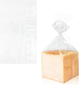 Pack of 1000 Poly Bakery Bread Bags 6 x 3 x 12. Ultra Thin Clear Gusseted Bags 6x3x12. Thickness 0.65 mil Thick. Polyethylene Bags for Home; Bakeries