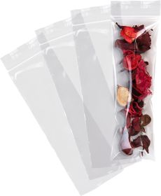 Pack of 1000 Clear Zipper Bags 3 x 10. Seal Top Polyethylene Bags 3x10. Thickness 2 mil. Plastic Poly Bags for Packing and Storing. Ideal for Industri