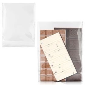 Pack of 500 Flat Poly Bags; Clear 10 x 14. Ultra Thick Open Top Bags 10x14. Thickness 6 mil. Plastic Bags for Storing and Transporting. Ideal for Indu