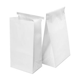 Pack of 1000 Seamless Wire Tie Air Sickness Bags; 4.5 x 2.5 x 8.5 Disposable Vomit Bags 4 1/2 x 2 1/2 x 8 1/2. Polyethylene Gusseted Bags 3 mil. Ideal