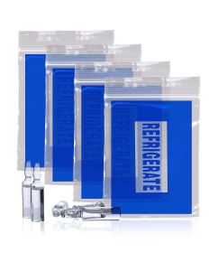 Pack of 1000 Refrigerate Bags; Clear 12 x 15. Zipper Blue Printed Bags 12x15. Polyethylene Seal Top Reclosable Bags 2 mil Thickness. Secure Zip Type C