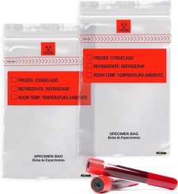 Pack of 1000 Specimen Transfer Bags 6 x 9. Low density polyethylene Printed Bags 6x9. Clear Plastic Bags 1.75 mil for Health needs. Great for Infirmar