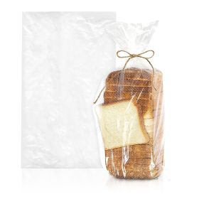 Pack of 1000 Micro-Perf Bread Bag 11 x 20 + 1 1/2 LP. 1 mil Ultra Thin Design Clear Polypropylene Bags 11x20. Crusty Bread Bags for Home; Bakeries and