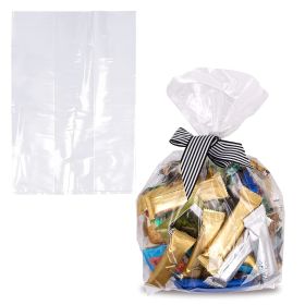 Pack of 1000 Gusseted Bags; Clear 8 x 4 x 12. Polyethylene Side Gusset Bags 8x4x12. Thickness 1.25 mil. Plastic Expandable Bags for Packing and Storin