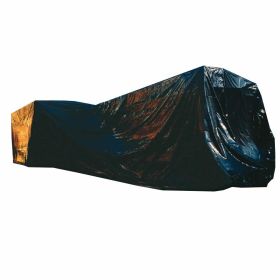 Roll of Polyethylene Tarp 10 ft x 100 ft. Ultra Thick Black Low Density Bags. Thickness 4 mil. Poly Tarp Cover for Storing and Transporting. Plastic S