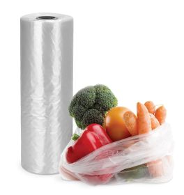 Pack of 6000 Utility Storage Bags on Rolls 11 x 19. High Density Flat Bags 11x19. Ultra Thin Design 0.5 mil. Plastic Bag Rolls for Storing and Transpo