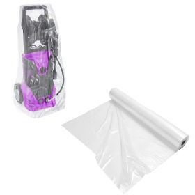 Pack of 250 General Equipment Covers on Roll; Clear 16 x 14 x 36. Low Density Polyethylene Bags 16x14x36. Great for Home Equipment. Ideal for Industri