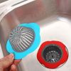 2pcs Flower Shaped Sink Strainer; Shower Sink Drains Cover; Kitchen Sink Colander; Sewer Hair Filter; Kitchen Accessories