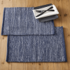 Better Homes and Gardens Woven Space Dye Placemat - Navy - 14" x 20"