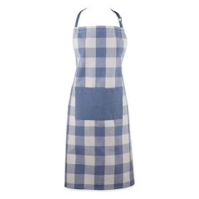 Household Using Tri Color Check Chef Apron (Color: As pic show, Type: Style E)