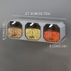 1pc Punch-free Wall-mounted Seasoning Box; Seasoning Jar; Kitchen Seasoning Storage Container; Seasoning Bottle; Spice Box Organizer; Seasoning Storag